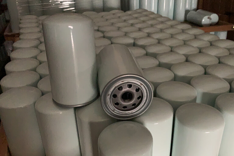 truck filter in production